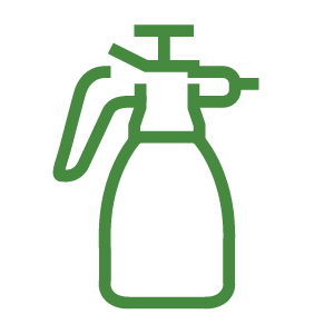 outline of a spray bottle